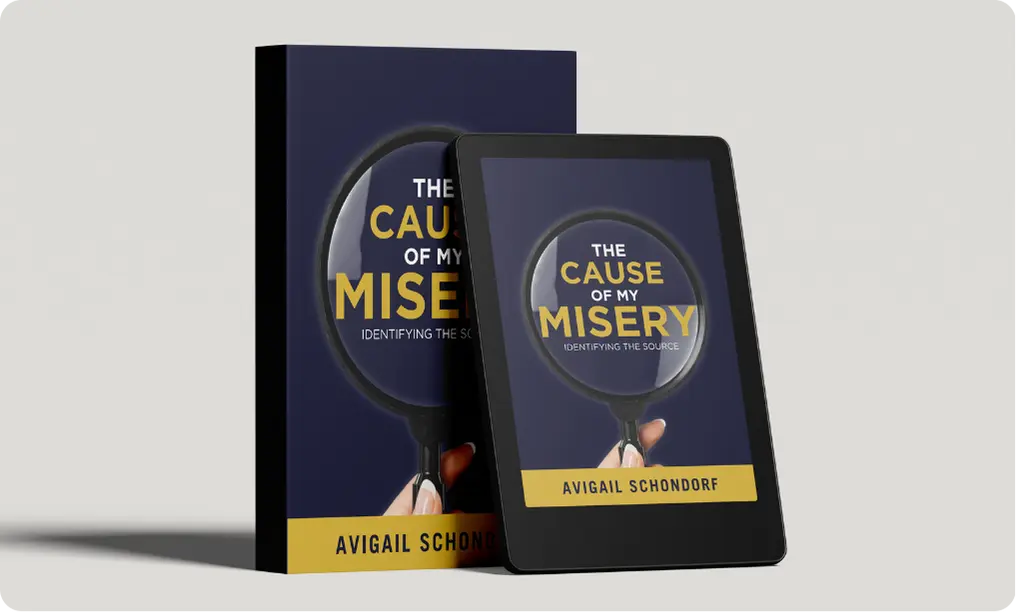 The Cause of my Misery ebook and tablet showing the book cover