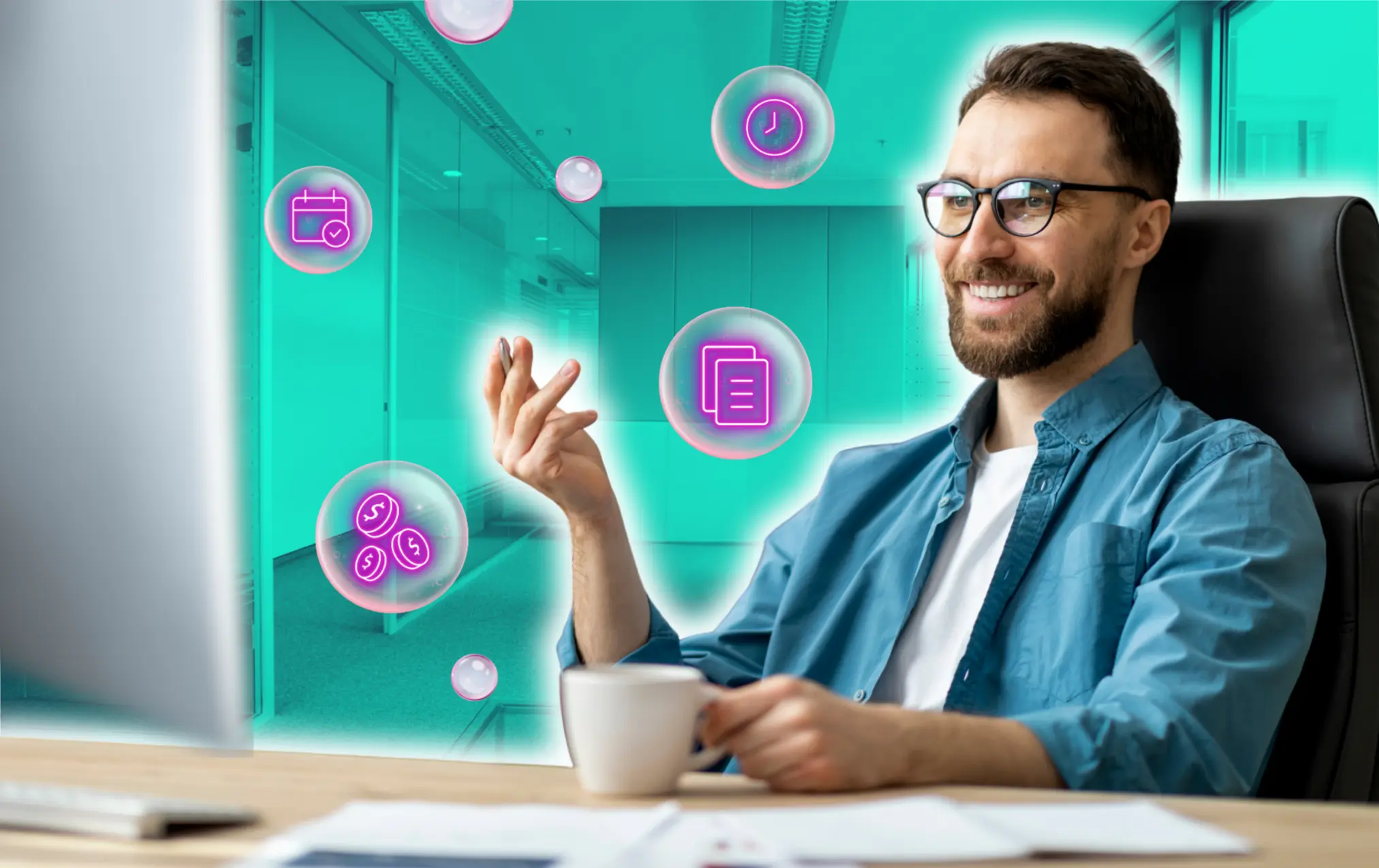 Entrepreneur setting healthy business boundaries with clarity and confidence